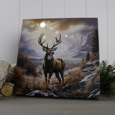 Majestic Buck 10x10 Lighted Fiber Optic Canvas