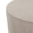 Outdoor Mgo Round With U Shape Side Table, Light Grey