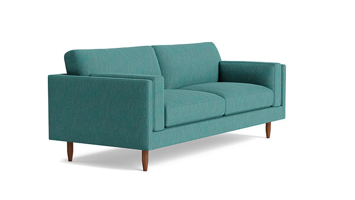 Skinny Fat Sofa ("85"), Performance Weave - Spruce