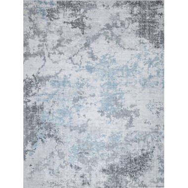 Exquisite Rugs Sky Hand Loomed Abstract Rug