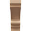 Bois de cèdre brut Diane, corbeau Timhane, brun clair apprêté-88289962