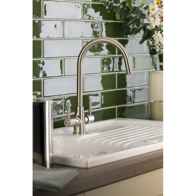 Abode Designs Rochelle Kitchen Faucet, Brushed Nickel