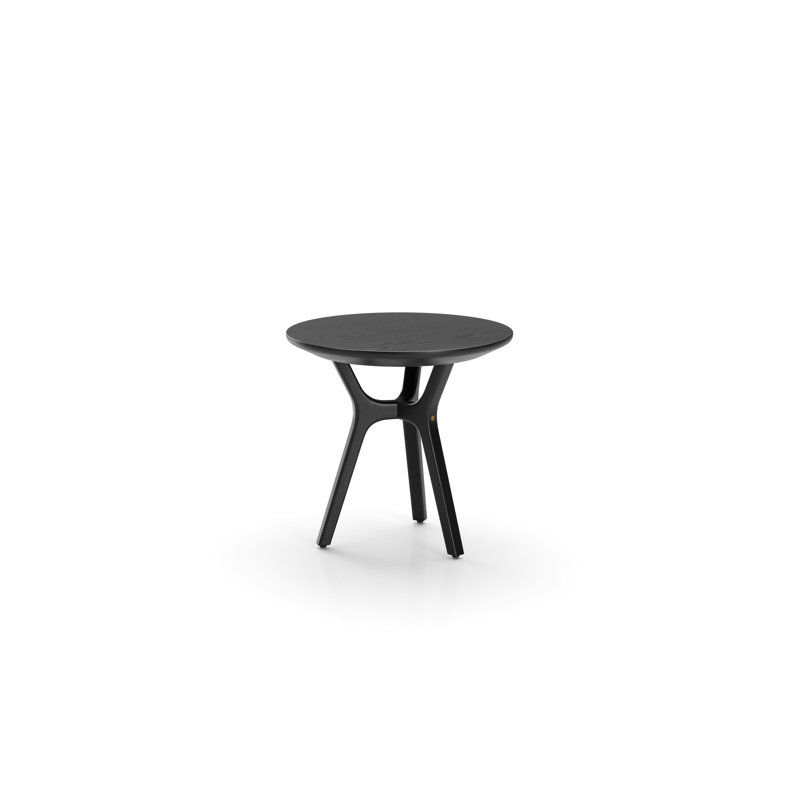 Ren End Table, Black Oak