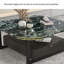 Table basse moderne en pierre supercristalline