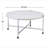 Round Coffee Table With Metal Frame Leg