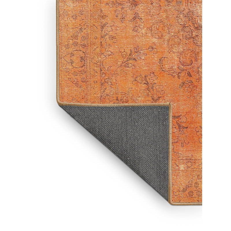 Tapis oriental orange, Rectangle 3 pi x 5 pi