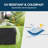 Rectangle Patio Furniture Cover – Waterproof Outdoor Table & Chair Protector Black