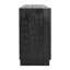 Humphrey's 86" Wide Pine Wood Sideboard, Black-1340380842