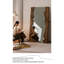 Zen-Style Vintage Pine Explosion-Proof Full-Length Mirror-129862365