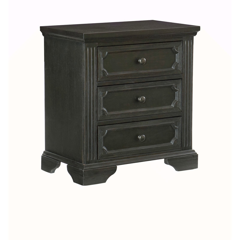 Table de chevet 3 tiroirs Traditional Design