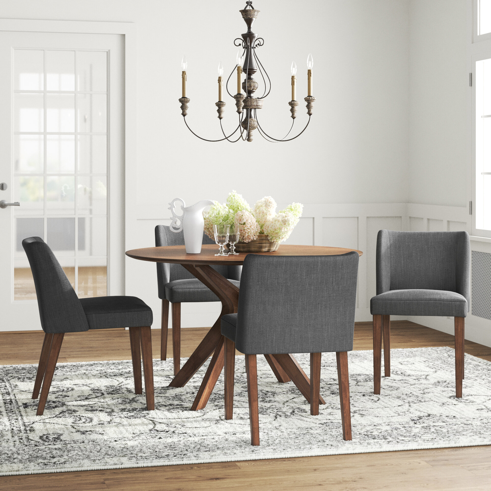 Set of 4 Dining Chairs in Dining Chairs 