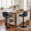 Tabouret de bar pivotant à hauteur réglable Zager-530187707