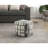 Multi-color Fabric Pouf - Non-slip Bottom, 16"x16"x16", 300lbs Weight Capacity, Modern Seating Square In Floor, Multi Options