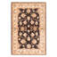 One-of-a-Kind 4'0" X 5'8" New Age Wool Area Rug in Black