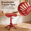 Tracteur - Tabouret de bar - Tabouret de bar industriel rustique - Tabouret pivotant en fonte de style campagnard - Hauteur de comptoir réglable - Très haute hauteur de pub - 22,05 à 27,95 po (Rouge)-128488176-128488179