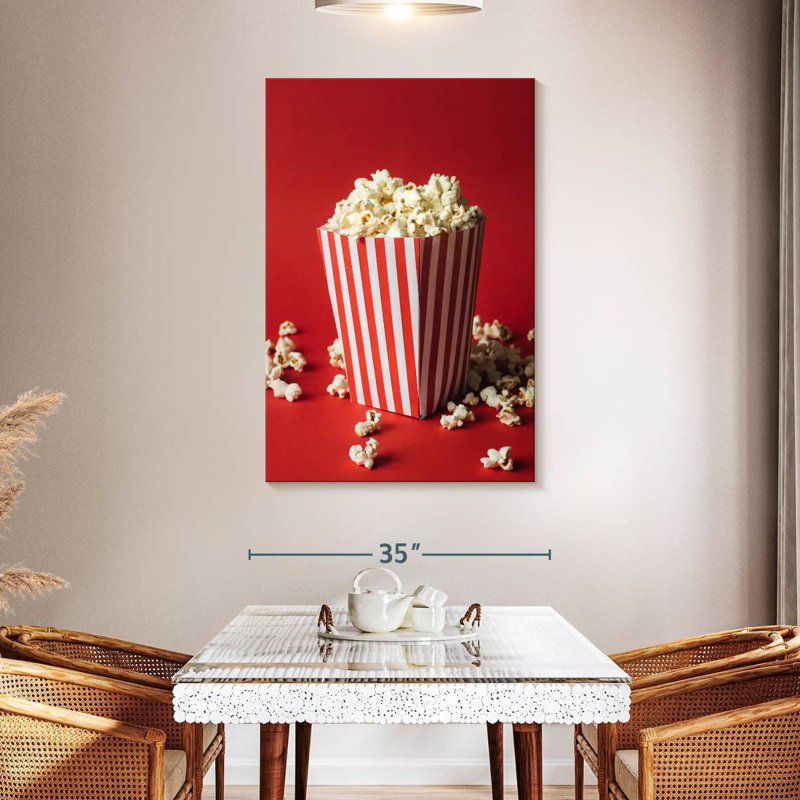 Yarlin Cinema Popcorn, 48" H x 32" W