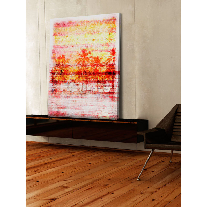 « palisades » par parvez taj,-impression sur toile tendue, H 24 po x l 32 po