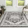 Lilith Vintage Medallion Black/Ivory Rug