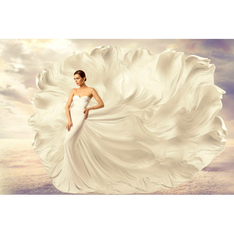 Fashion Model - Wrapped Canvas Print, 20cm H x 30cm W x 3.8cm D