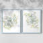 Seafoam Petals III - reproduction encadrée de qualité supérieure - prête à être accrochée - aucun clou requis - aucun clou requis-1749808318-1749808313
