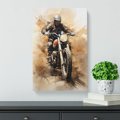Motorbike Gestural - Print