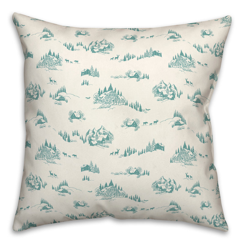 Housse et insert de coussin Wallaston, Carré 16 po