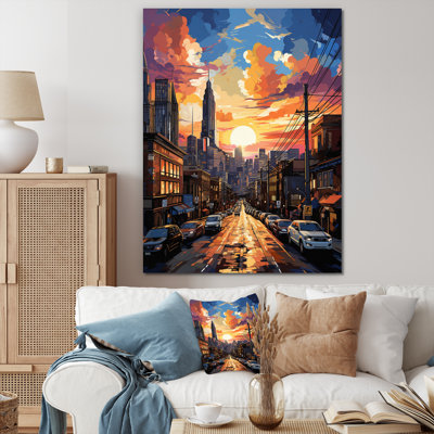 «City Atlanta Popart I - Cityscapes», reproductions d'art mural