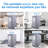 Grey Mini Plus Portable Steam - Home Spa Tent With Generator, Remote. Easy To Assemble. Rapidly Heat. . Waterproof & Insulating. Chair. 360 Flow. System. Enhance Skin Glow Gen, Foldable Seat. Simple