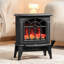 Foyers et accessoires en plastique noir et noir de jais compact de 14,2 x 9,5 x 18 po