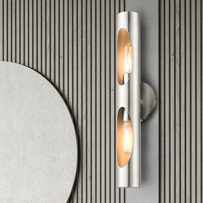 Azria Armed Sconce, Brushed Nickel