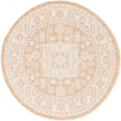 Tapis d'extérieur de couleur orange