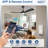 52-Inch Ceiling Fan With Light: Black 3 Blade Outdoor Fans For Patios - Dimmable Indoor Fan With Remote APP Control Ultra Quiet DC Motor Reversible 6 Speed Timer