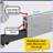 68-72 Inches *76 Inches  Frameless Double Sliding Soft-Close Shower Door, Thick Tempered Glass Door-120129617