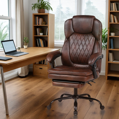 Big And Tall Office Chair Executive Office Chair With Foot Rest