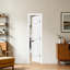 Porte intérieure en bois 6 panneaux Prehung-130666577-130666579