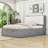Briannie Platform Bed with with Storage Headboard and 4 Drawers-796695638