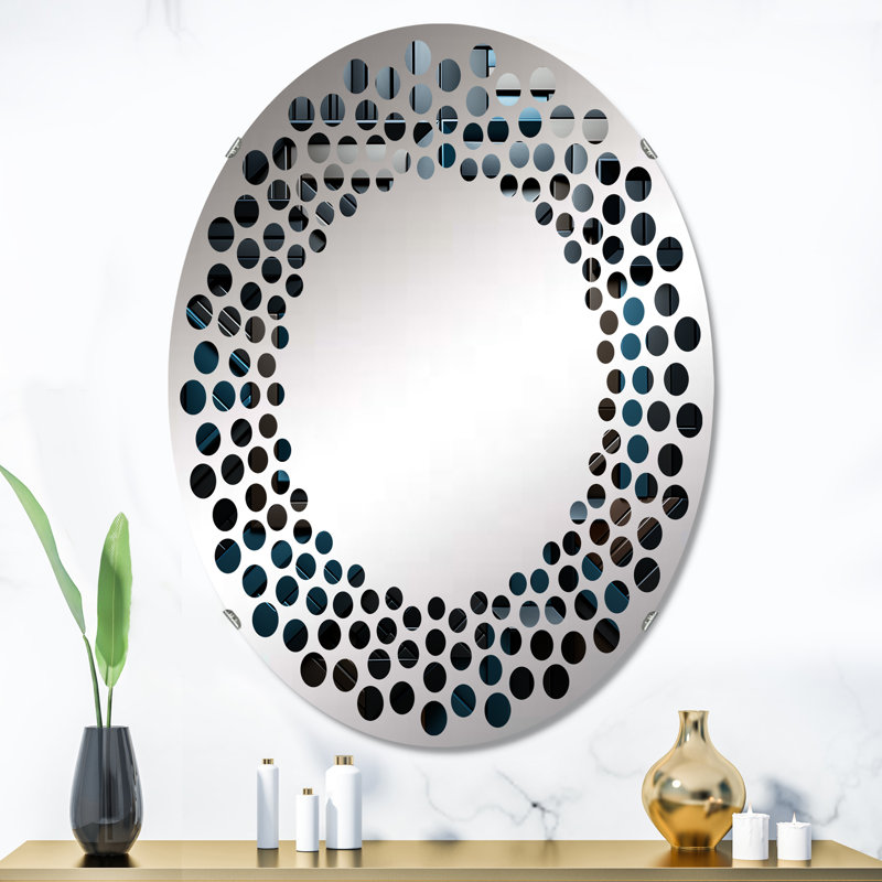 Onyx Opulence - miroir mural à pois MIR105943 O, 35,4 po x 23,6 po