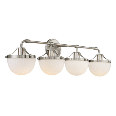 Brotons 4-Light Bathroom Vanity Light