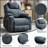 Heavy Duty 350 LBS Polyester Power Lift Recliner Chair With 8-Point Vibration Massage, Lumbar Heating, USB And Type-C Ports, And Stainless Steel Cup Holders-530353568