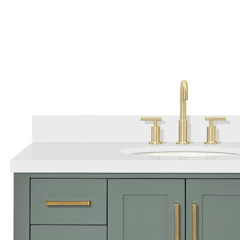 Magnolia Bath Vanity Oval Basin S043SWQ, Vintage Green
