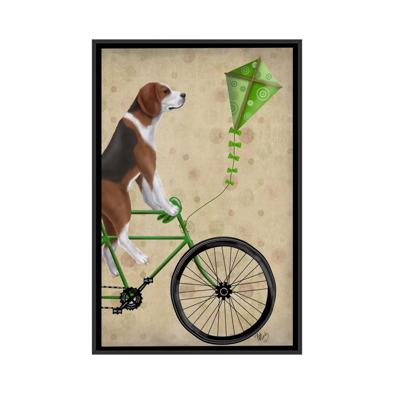 Impression sur toile tendue Fab Funky, Toile avec cadre noir, H 26 po x l 18 po x P 1,5 po, Pas de tapis