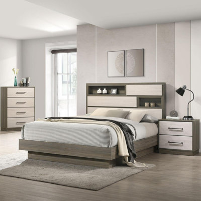 Bookcase Headboard Bed Frame