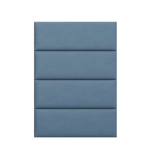 Panneau de microsuède bleu océan