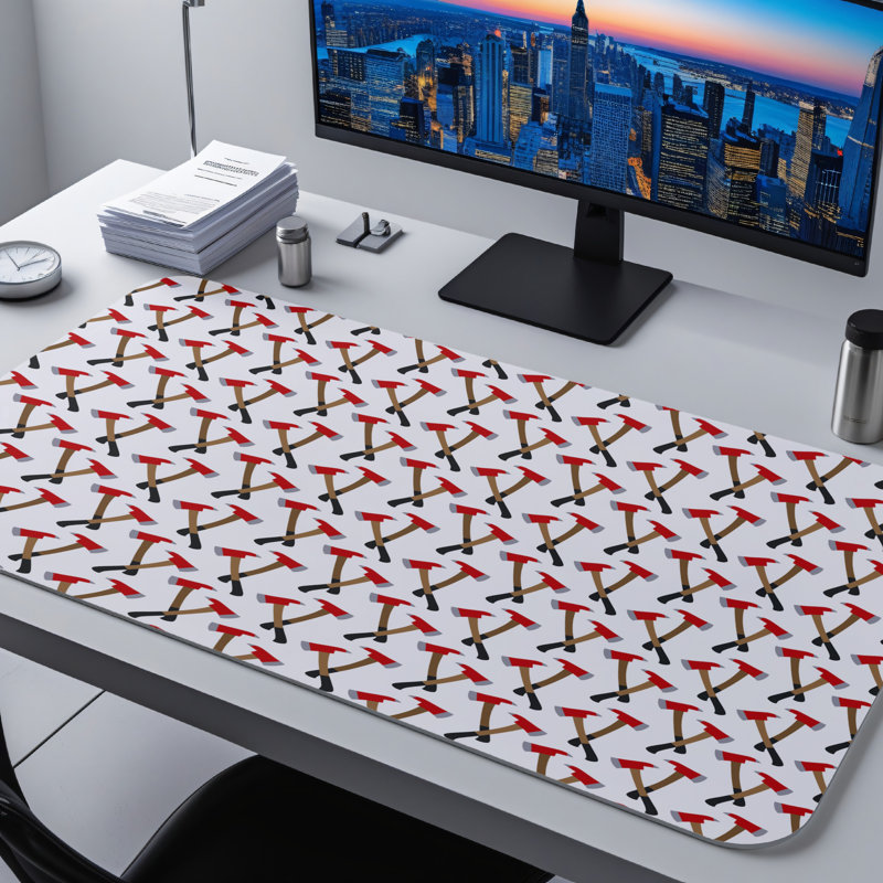 Polyester Desk Pad, 14.4x12.1