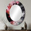 Miroir mural rouge et noir Whispers IV - Red Modern-525688957