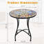 Table ronde en fer, table d'appoint pour canapé, balcon décontracté minimaliste moderne, table d'angle européenne, table à fleurs, petite table basse circulaire