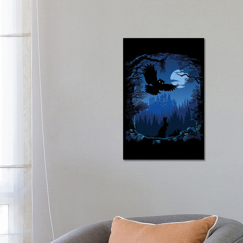 Magic Castle Owl by Alberto Perez - Wrapped Canvas Print, 66.04cm H x 45.72cm W x 1.91cm D