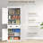 Versatile Freestanding Kitchen Pantry With Ample Storage And Stylish Design-1412906663