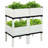 Set Of 4 Elevated Flower Vegetable Grow Planter Box