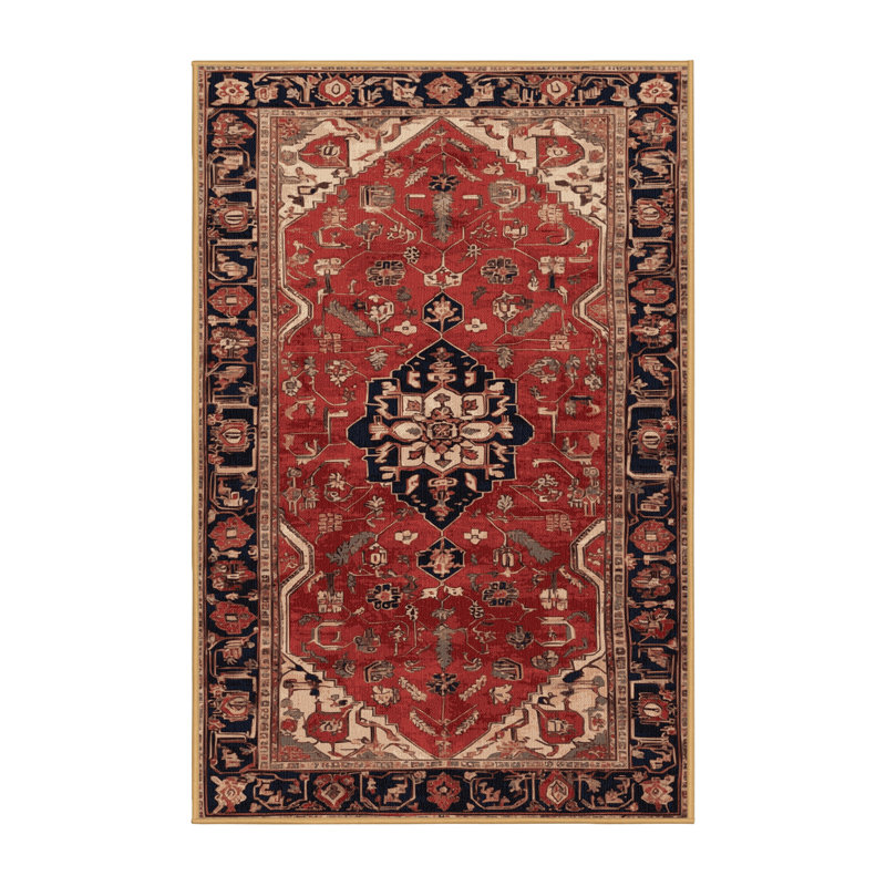 Tapis brun lavable à la machine, Tapis de couloir 2 pi x 4 pi
